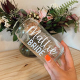 Personalised Glass Tumbler - Coffee or Cocktails - I'm Getting Married