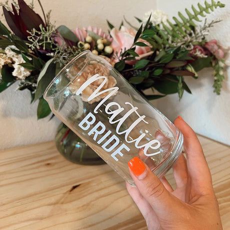 Personalised Glass Tumbler - Coffee or Cocktails - I'm Getting Married