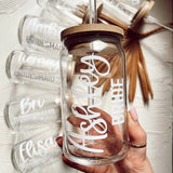 Personalised Glass Tumbler - Coffee or Cocktails - I'm Getting Married