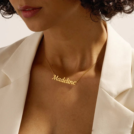 Personalised Name Necklace Wedding Gift - I'm Getting Married