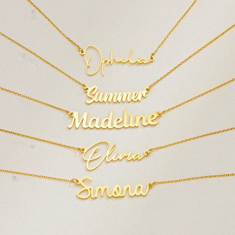 Personalised Name Necklace Wedding Gift - I'm Getting Married