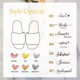Personalised Plush Bridesmaid and Bride Slippers - I'm Getting Married
