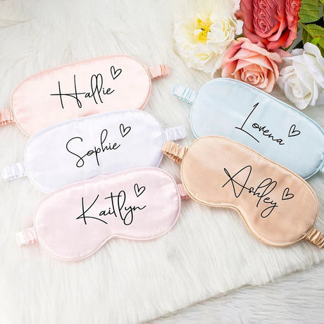Personalised Satin Eye Mask - I'm Getting Married