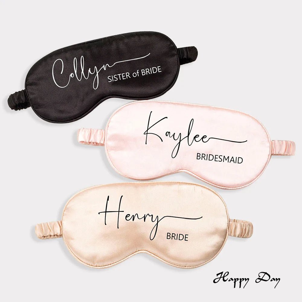 Personalised Satin Eye Mask - I'm Getting Married