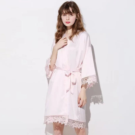 Personalised Satin Luxe Wedding Day Bridal Robe - I'm Getting Married