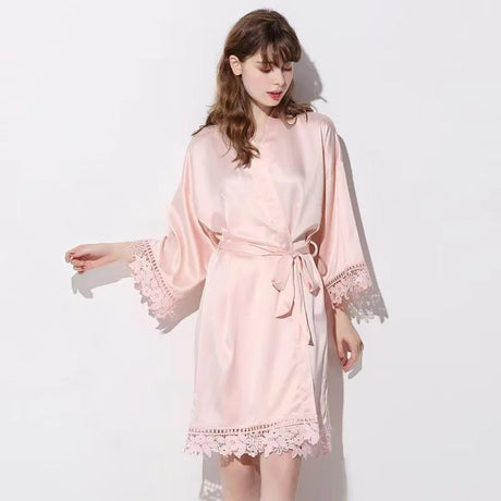 Personalised Satin Luxe Wedding Day Bridal Robe - I'm Getting Married