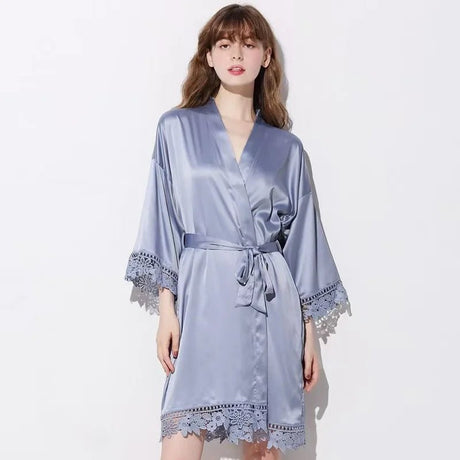 Personalised Satin Luxe Wedding Day Bridal Robe - I'm Getting Married