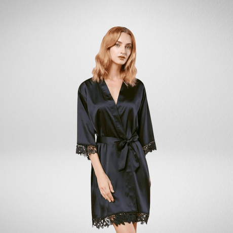 Personalised Satin Luxe Wedding Day Bridal Robe - I'm Getting Married