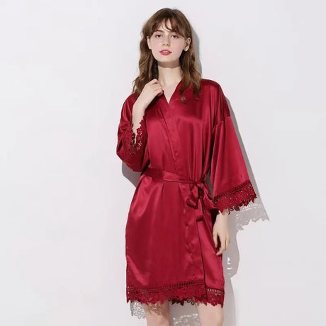 Personalised Satin Luxe Wedding Day Bridal Robe - I'm Getting Married