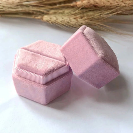 Personalised Velvet Ring Box Wedding - I'm Getting Married