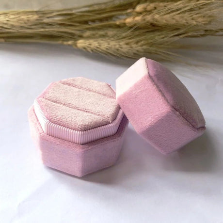 Personalised Velvet Ring Box Wedding - I'm Getting Married