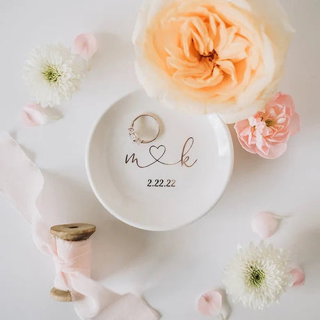 Personalised Wedding Jewellery Ring Bowl - I'm Getting Married