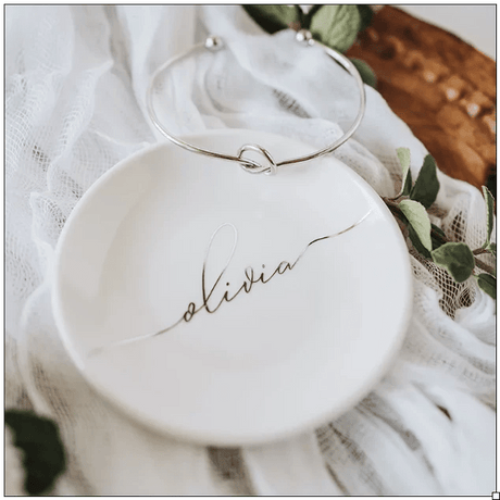 Personalised Wedding Jewellery Ring Bowl - I'm Getting Married