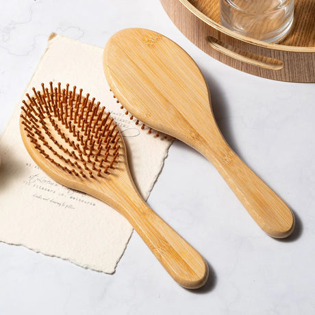Personalised Wooden Hair Brush - Bridesmaid Wedding Day Gift - I'm Getting Married