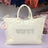 Personalized Bride Tote with Rhinestone Pearl Letters - I'm Getting Married