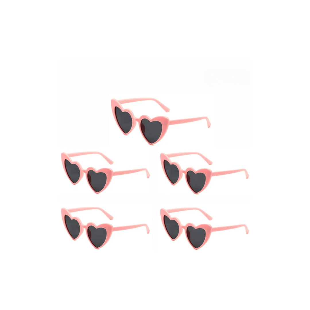 Retro Heart White and Pink Wedding Day Sunglasses - I'm Getting Married
