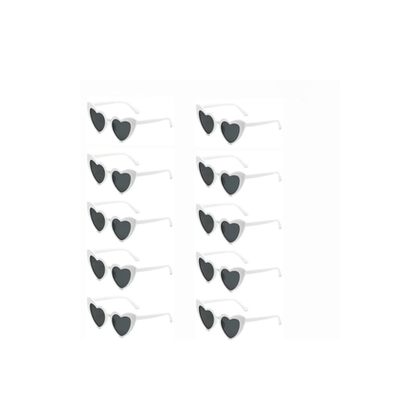 Retro Heart White and Pink Wedding Day Sunglasses - I'm Getting Married