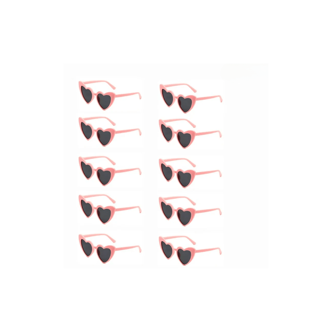 Retro Heart White and Pink Wedding Day Sunglasses - I'm Getting Married
