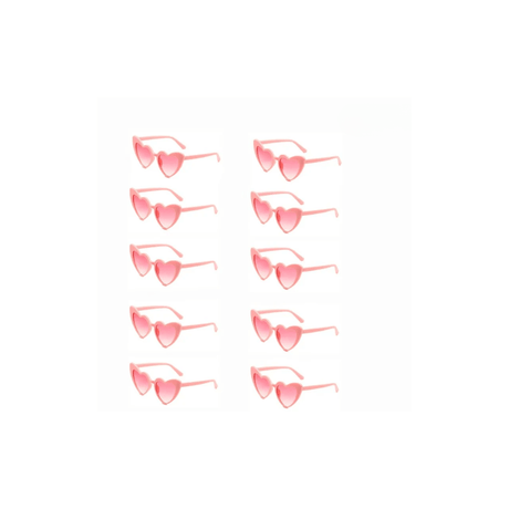 Retro Heart White and Pink Wedding Day Sunglasses - I'm Getting Married