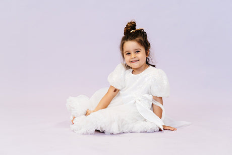 Ribbon Rue Flower Girl Dress - I'm Getting Married