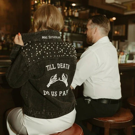 Till Death Do Us Part Wedding Denim Jackets His & Her - I'm Getting Married