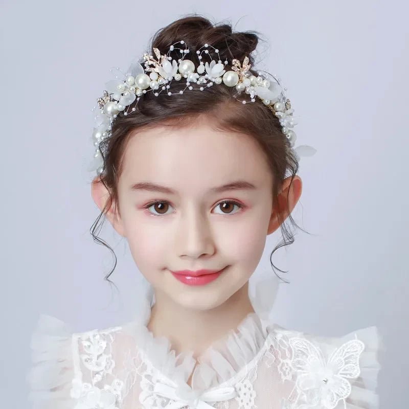 Vintage Wedding Flower Girl Crowns - I'm Getting Married