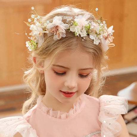 Vintage Wedding Flower Girl Crowns - I'm Getting Married