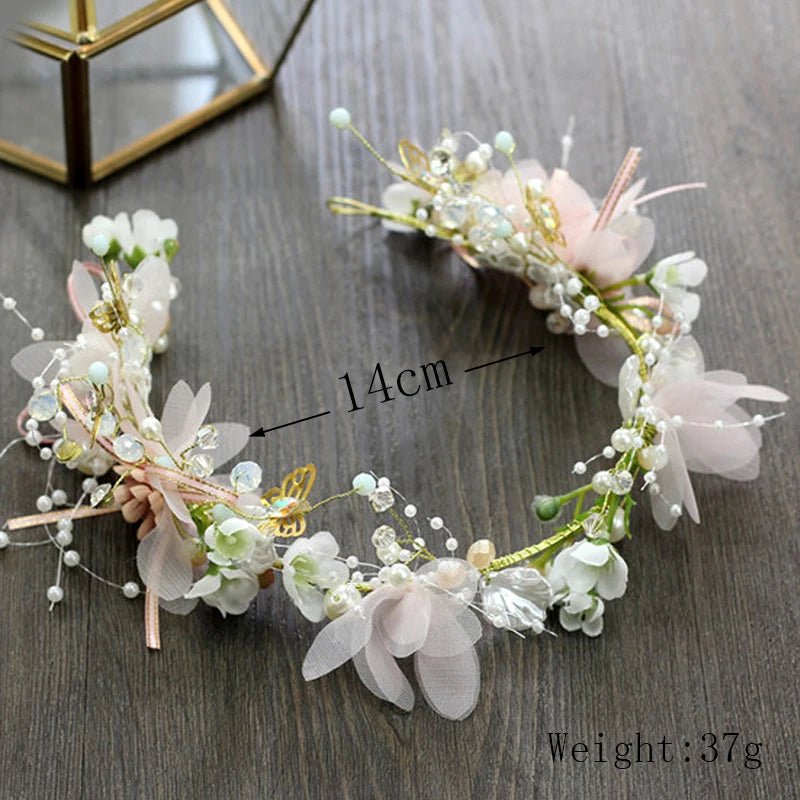 Vintage Wedding Flower Girl Crowns - I'm Getting Married