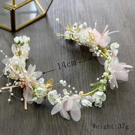 Vintage Wedding Flower Girl Crowns - I'm Getting Married
