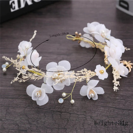Vintage Wedding Flower Girl Crowns - I'm Getting Married