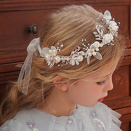 Vintage Wedding Flower Girl Crowns - I'm Getting Married